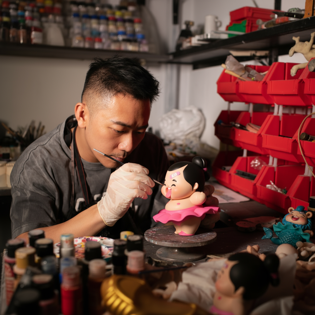 Creator Working in Studio